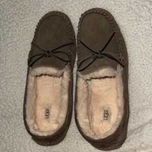 UGG Women's Tan Moccasin Slippers